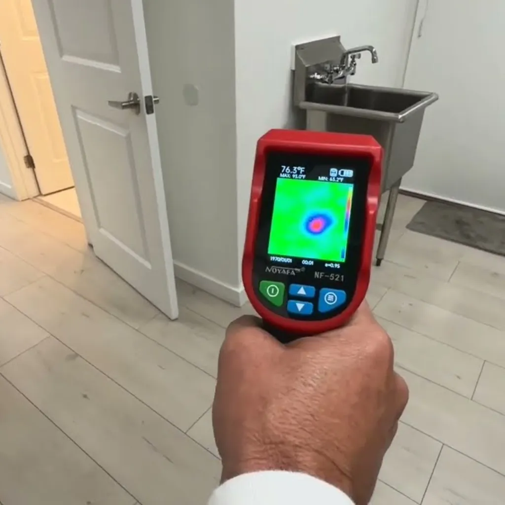 thermal imaging for plumbing leak detection